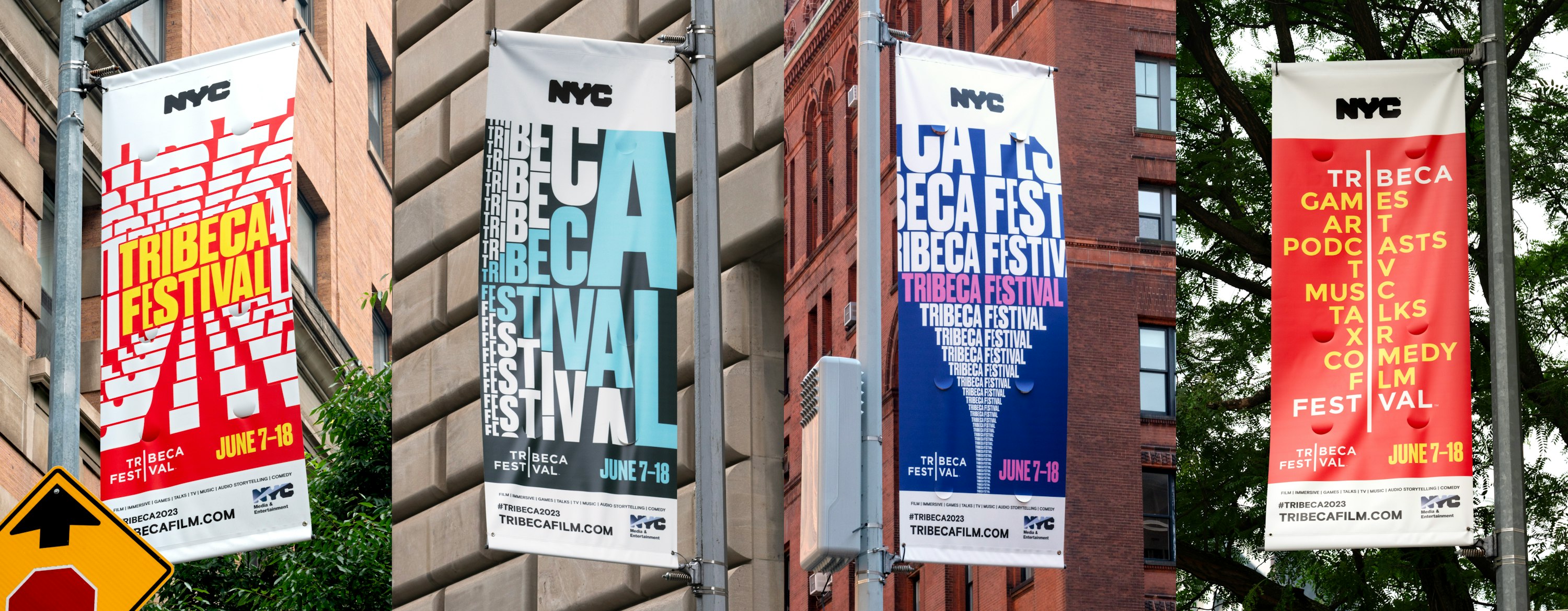 Tribeca Festival Street Poles