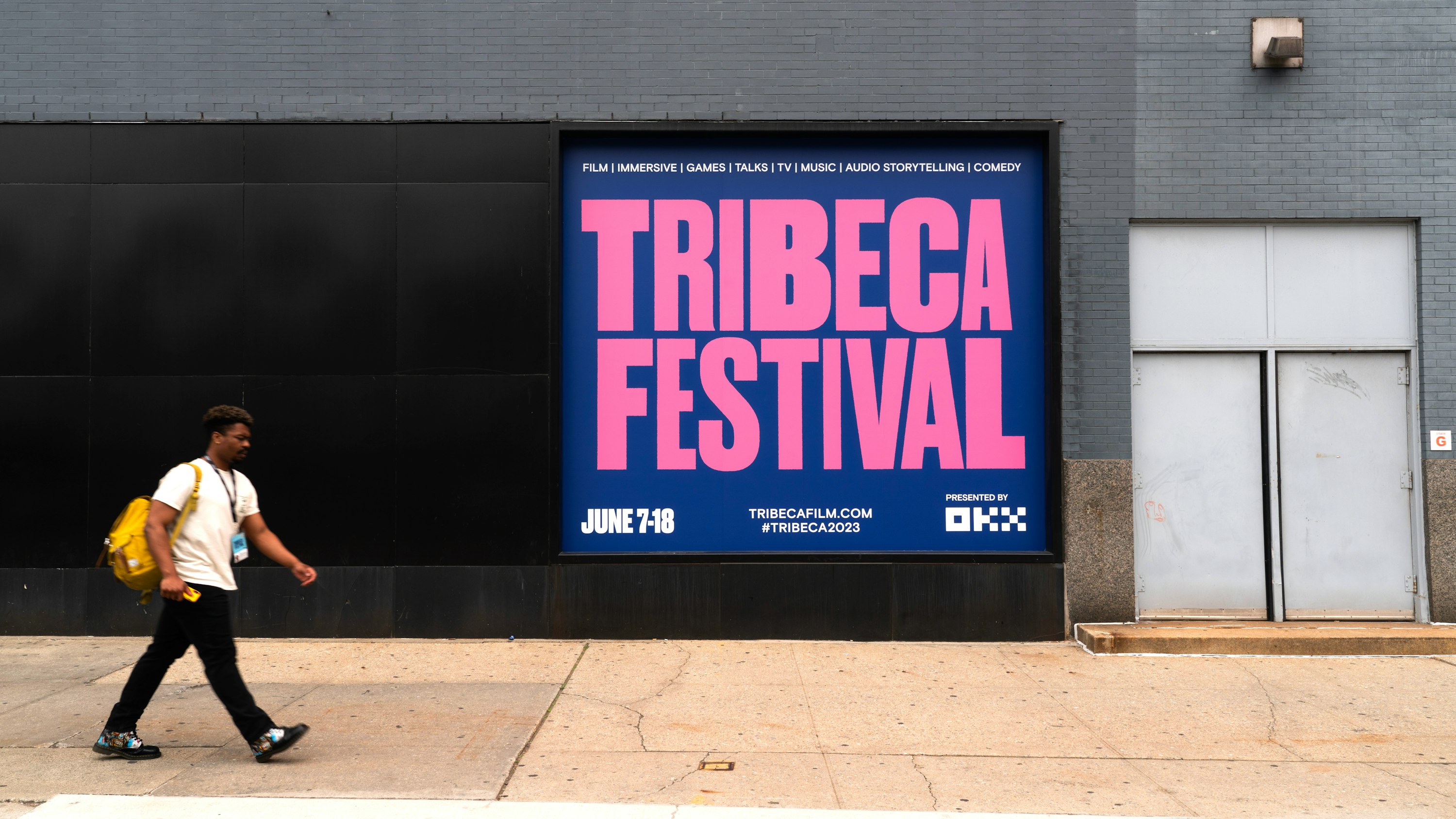Tribeca Festival Big Sign