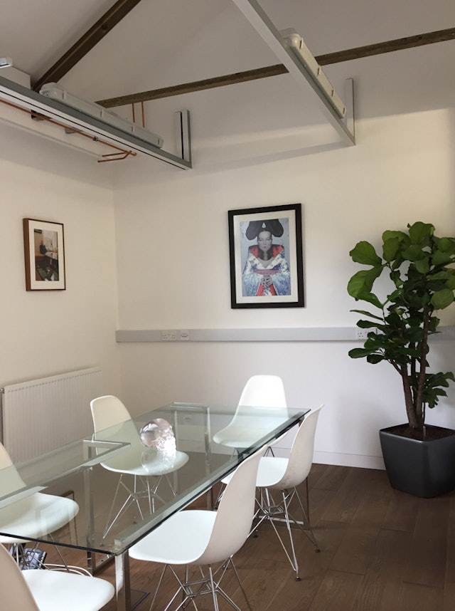 One of the meeting rooms, which can be used by Sarabande's staff and studio residents.