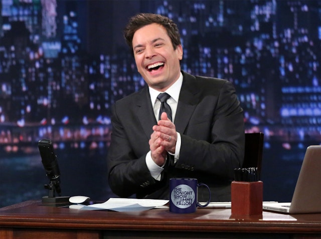 The logo appears on the mugs used by Jimmy and his guests.