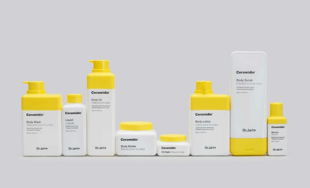 Packaging for Dr. Jart+, 2018. Designed with Paula Scher/Pentagram.