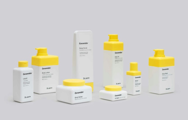 Packaging for Dr. Jart+, 2018. Designed with Paula Scher/Pentagram.