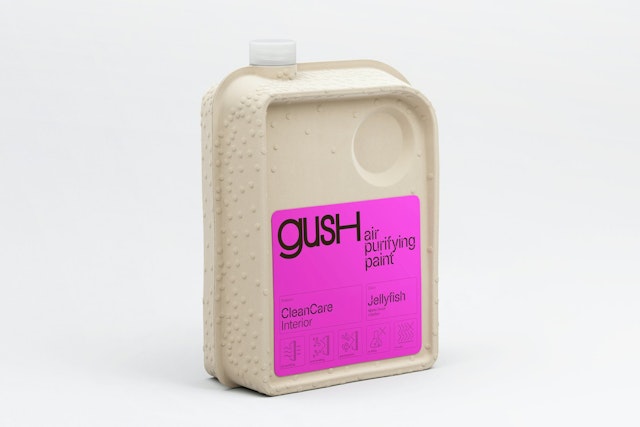 Packaging for Gush paint, 2024. Designed with Eddie Opara/Pentagram.