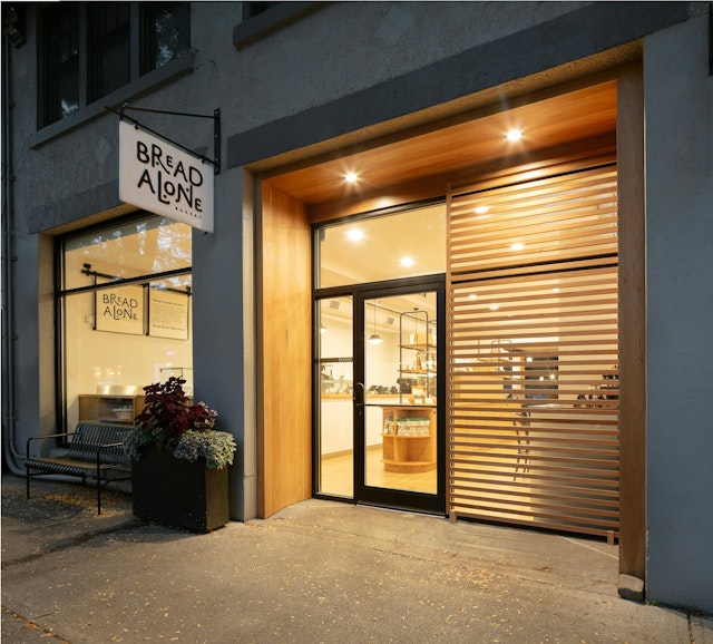 Interiors for the Bread Alone Café in Rhinebeck, New York, 2023. Designed with Dino Sanchez. Photo by James Chororos.