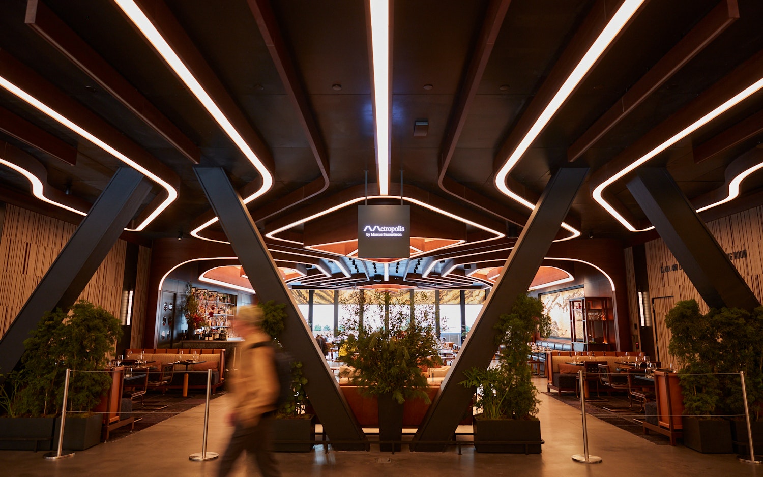 Metropolis restaurant entrance