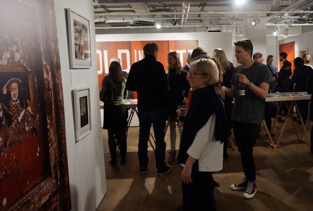 Photographs from the exhibition's private view 