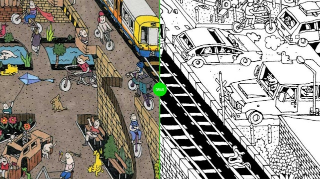 The Issue includes an illustration by Guillaume Cornet that shows the impact of cars on London