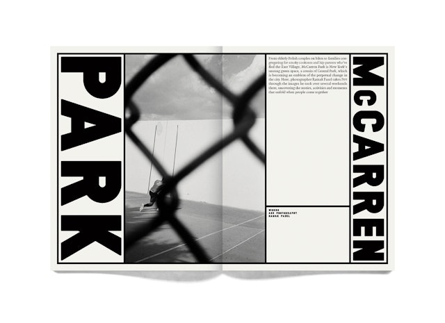 Spread from Port magazine.