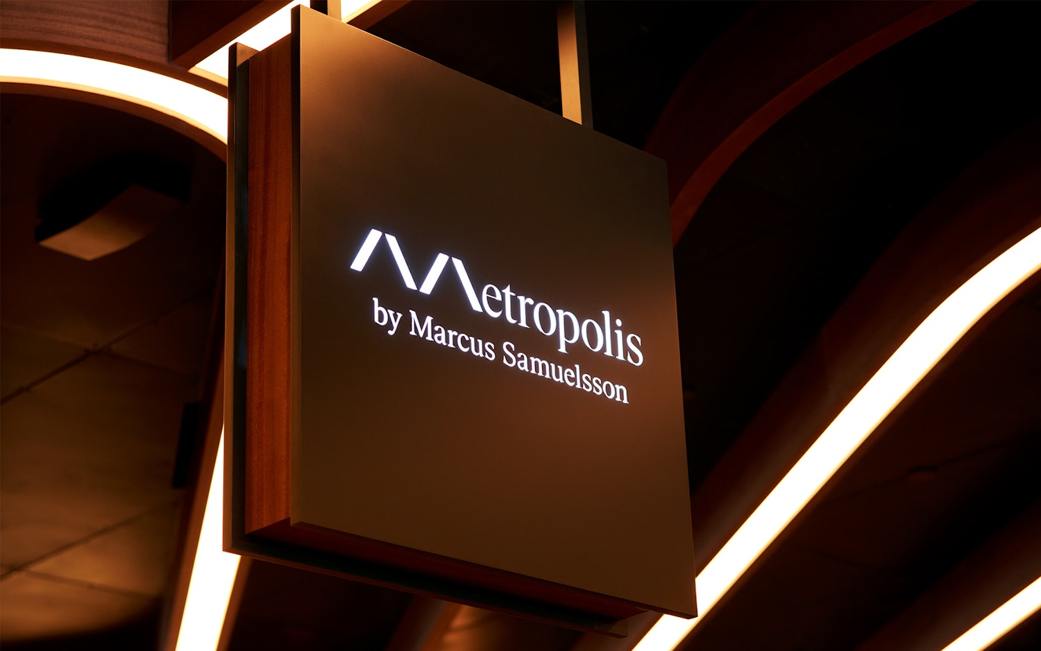 Metropolis signage
