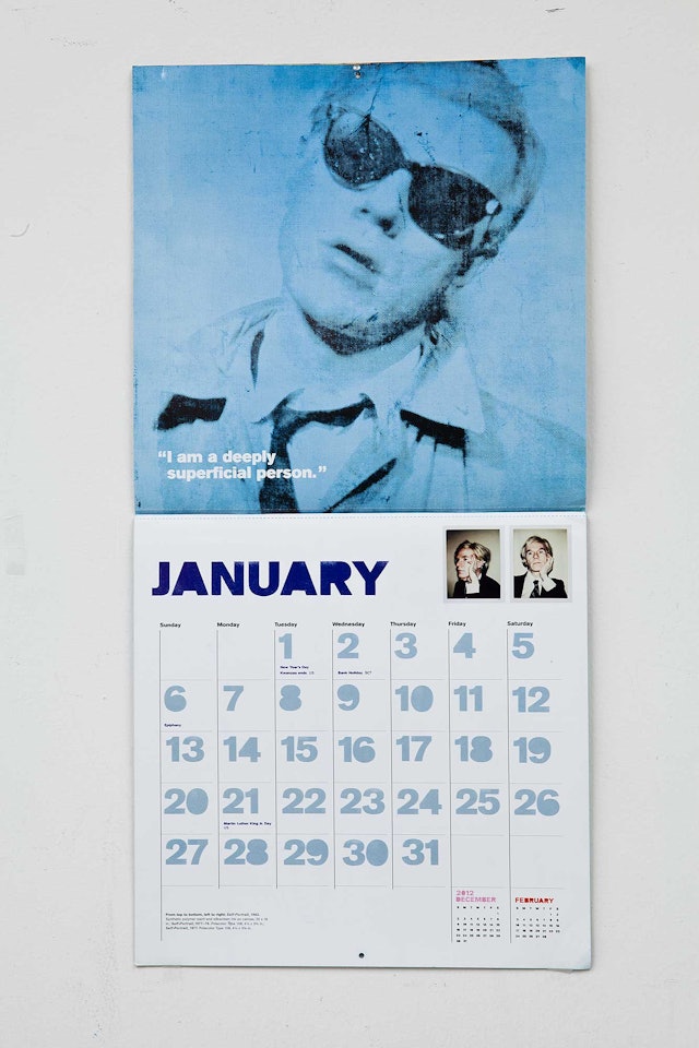 ‘The Art of Andy Warhol Calendar 2013’