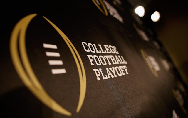 The trophy design is the core of the College Football Playoff's visual identity.