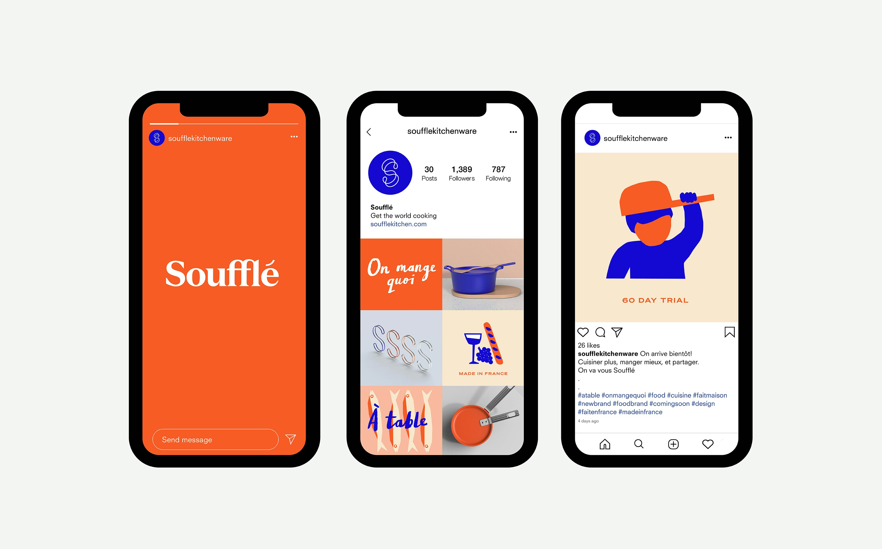 Soufflé cookware detail