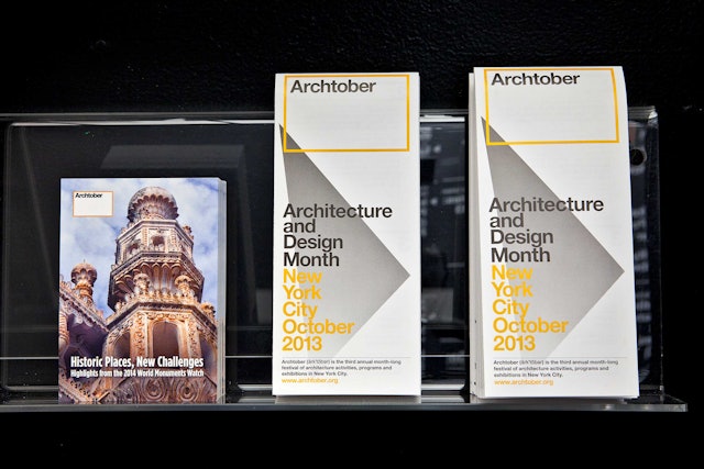 Printed guides for the festival.