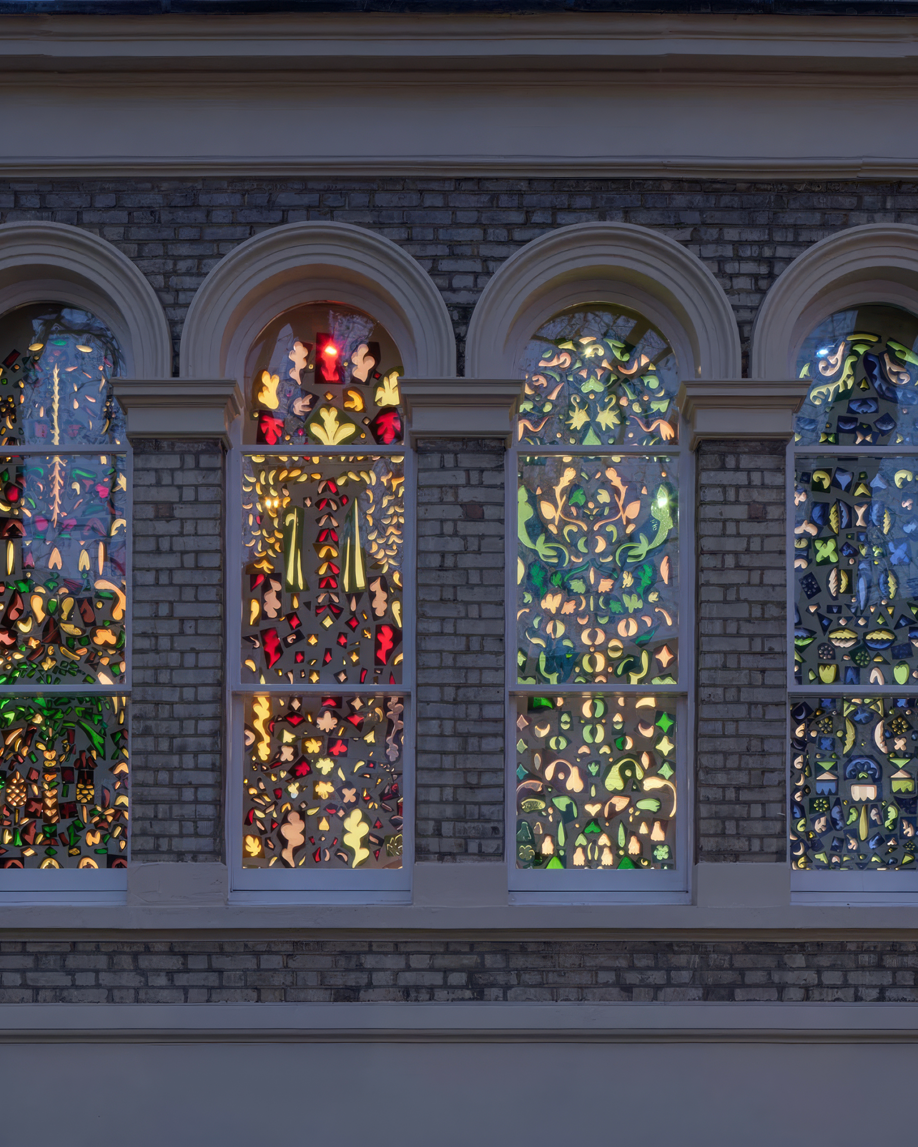 Dima Srouji, Four Moons from Home, 2026. Photography by Andy Stagg. Courtesy of Mosaic Rooms.