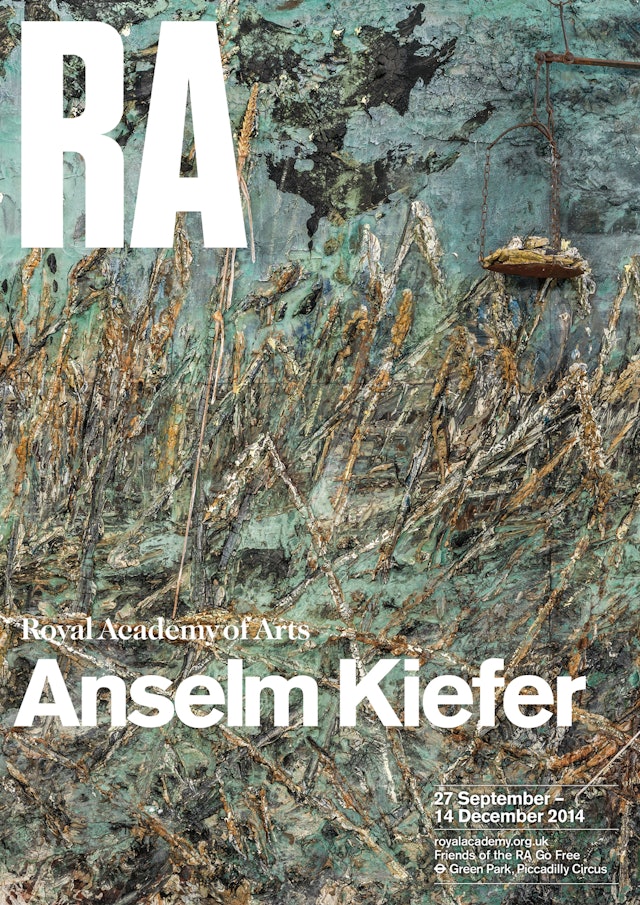 Poster design for the Anselm Kiefer exhibition