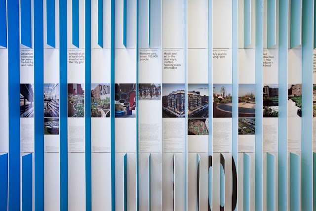 Projects using active design principles are displayed in the grid of the panels.