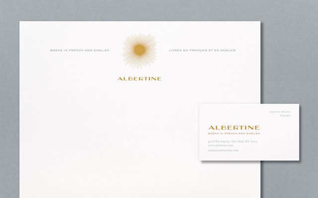 Letterhead and business card.