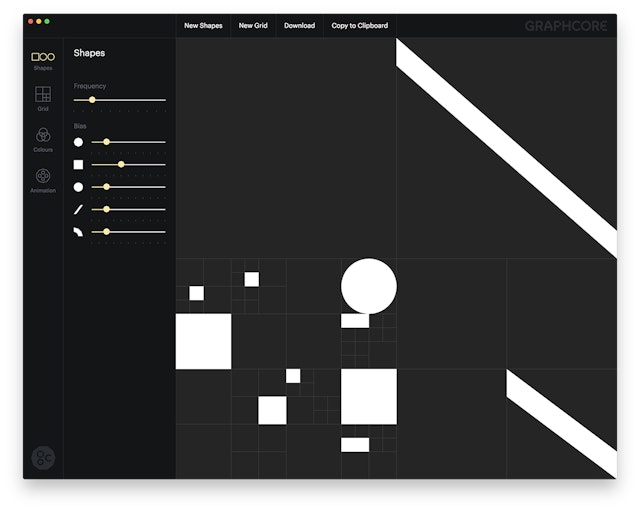 Quadtree shape generator