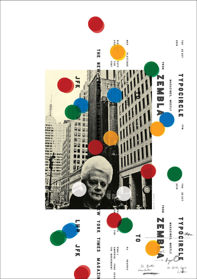 Poster for The Typographic Circle.