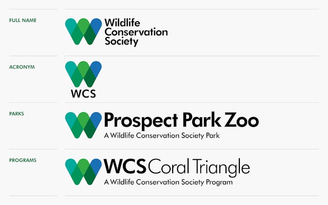 The symbol is used in conjunction with the full name, the acronym, or the names of parks & programs.