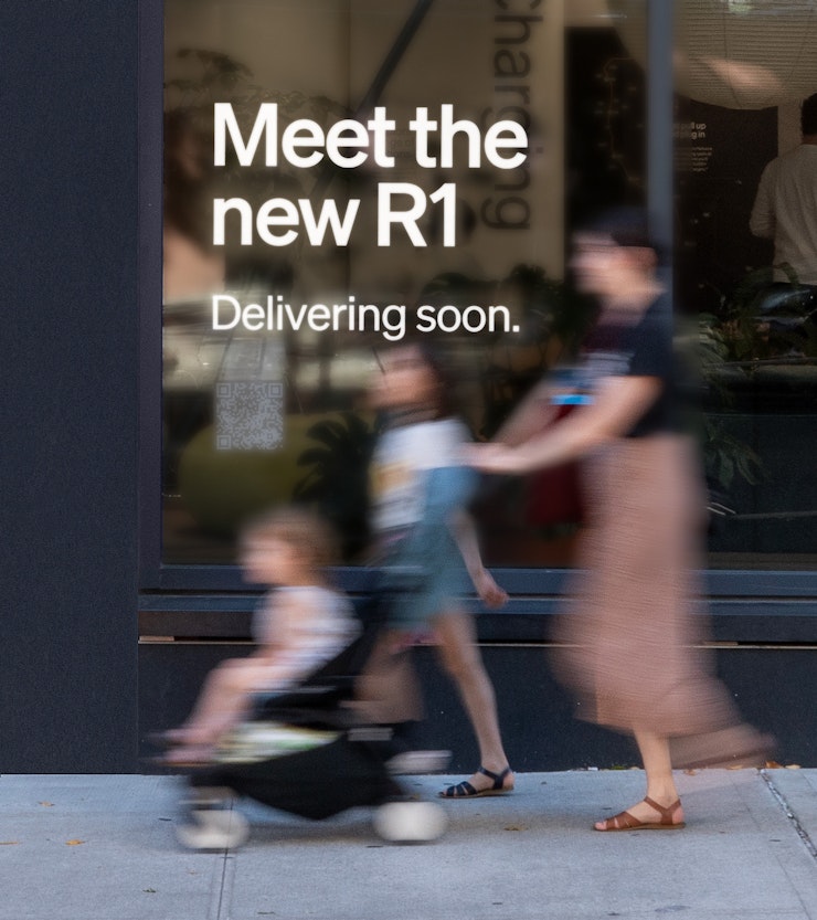 Rivian storefront