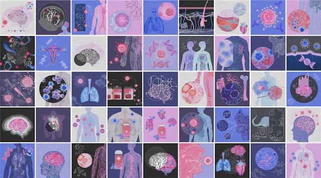 Key artwork for each Polybio study, highlighting their diverse research methods and specialized areas of focus.
