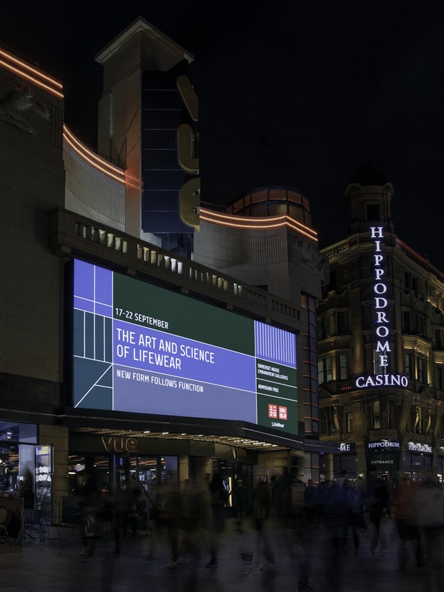 Leicester square advertisement