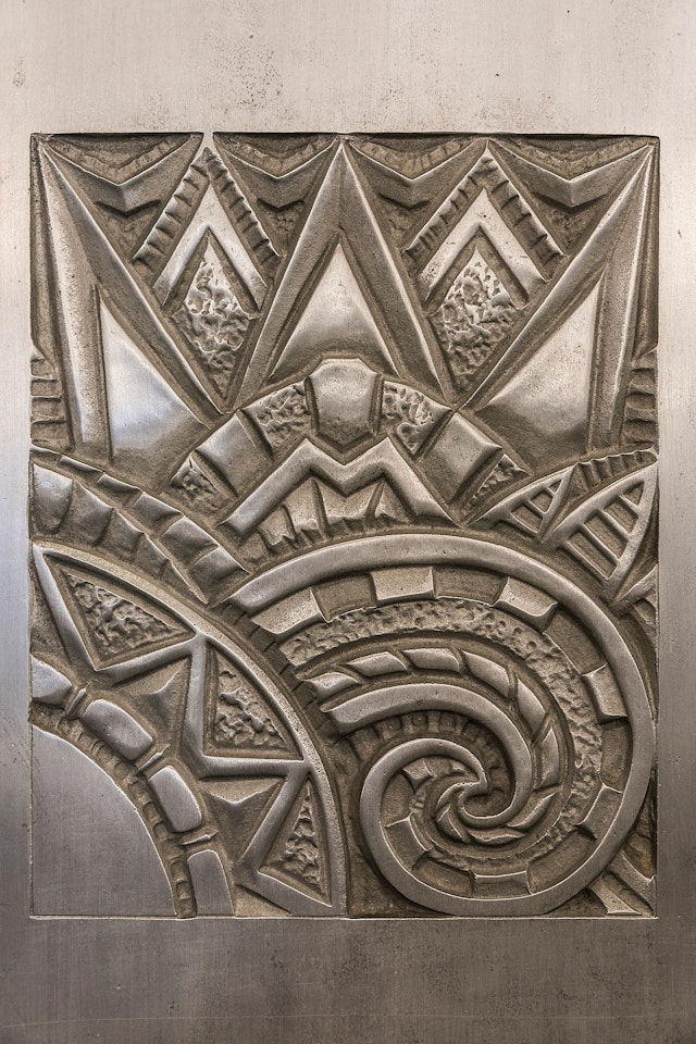 Art Deco reference detail of the original logo