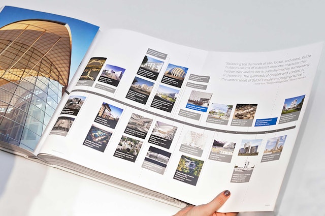A gatefold in each chapter opens to reveal a detailed chronology.