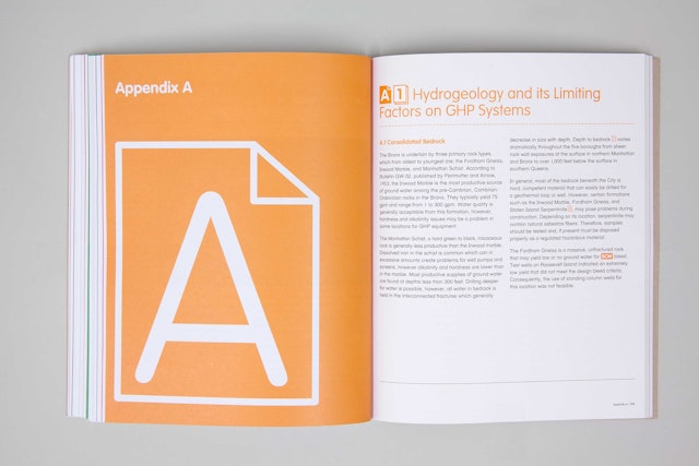 Opening spread of the Appendix in the back of the book.