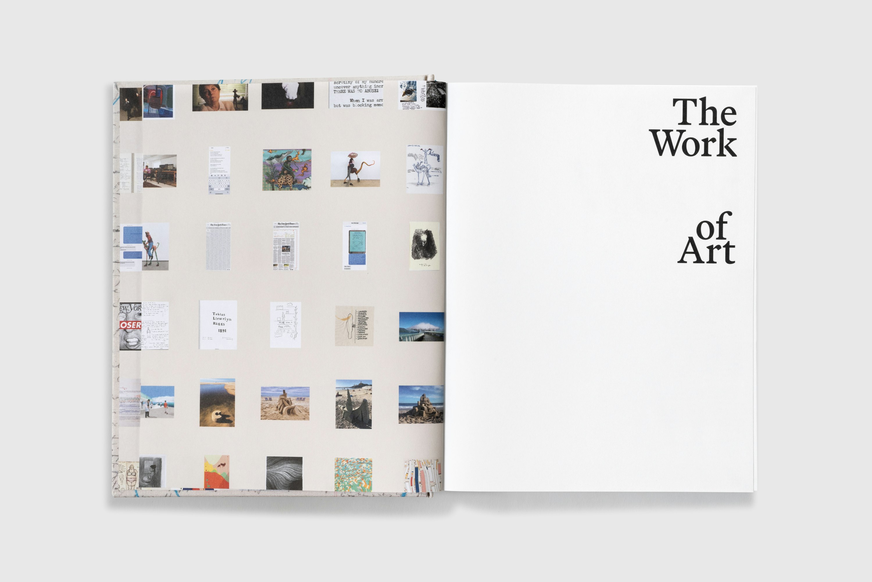 The Work of Art book design