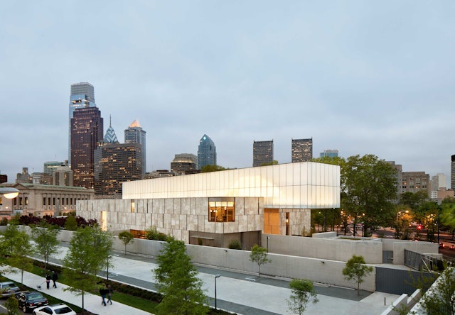 The new Barnes building in Philadelphia designed by Tod Williams Billie Tsien Architects.