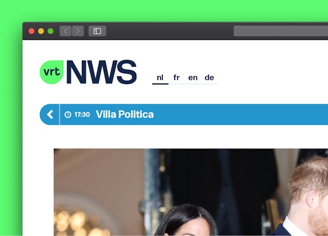 VRT NWS website