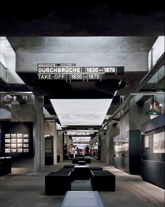Signage for the Ruhr Museum in Essen, Germany