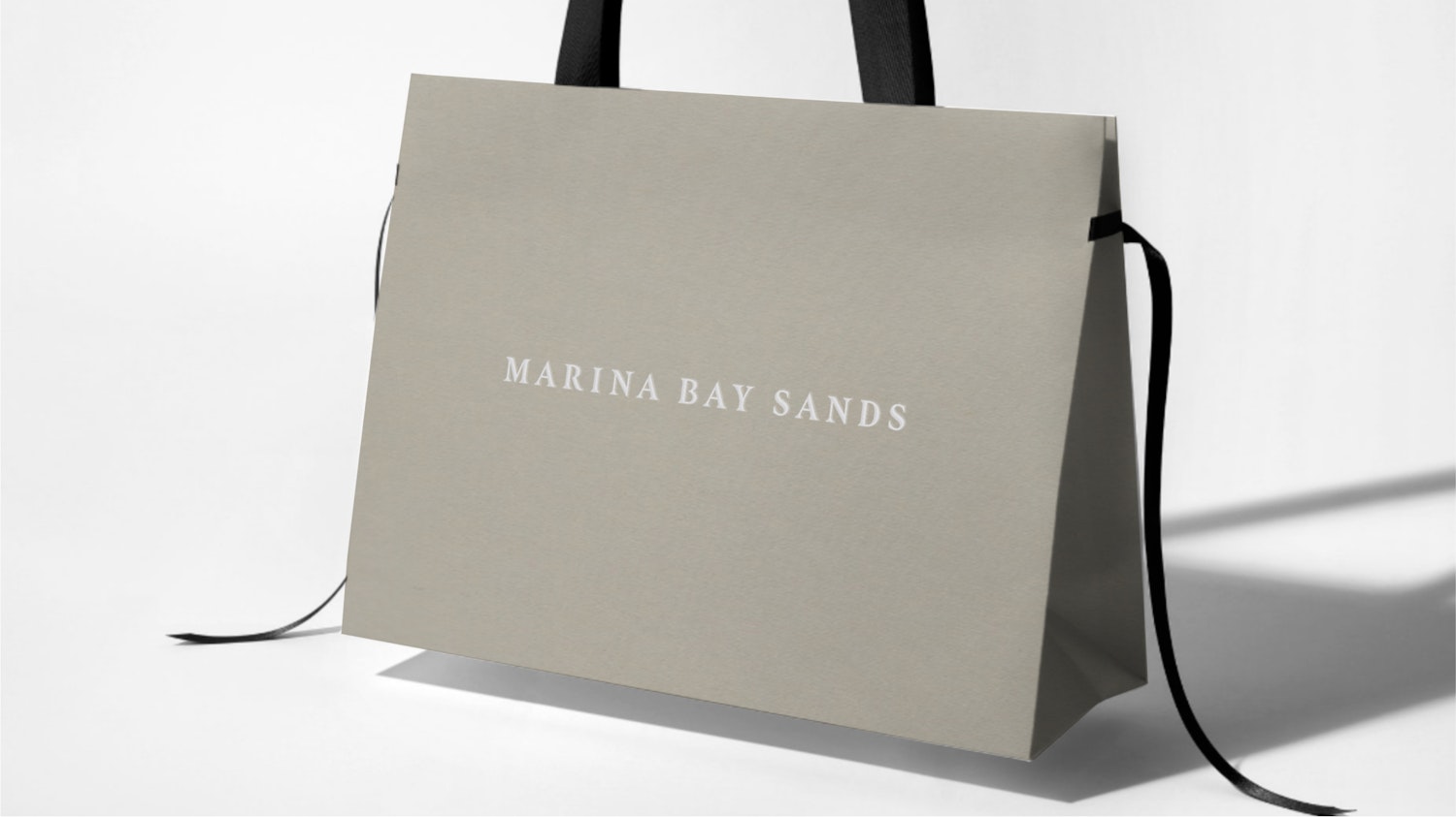 Marina Bay Sands Shopping Bag Mockup