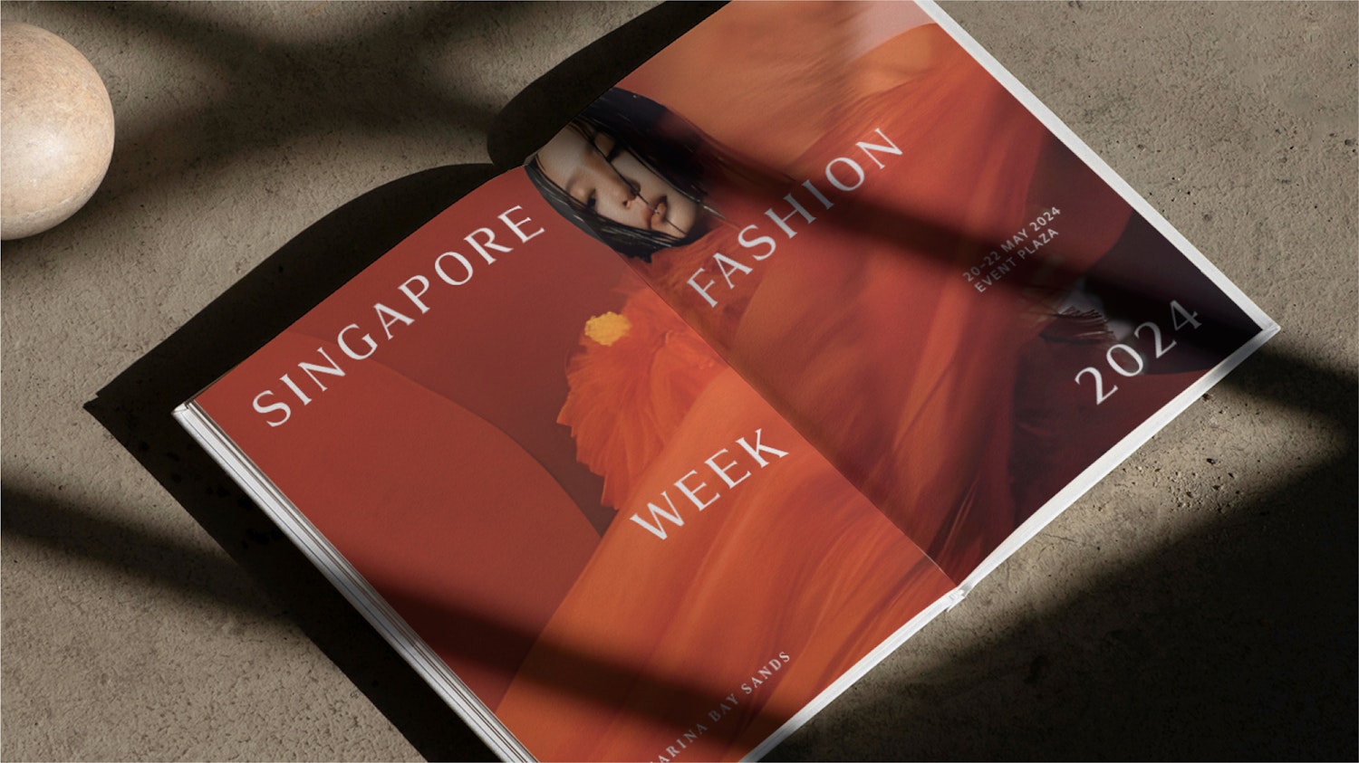 Marina Bay Sands Editorial Spread Mockup