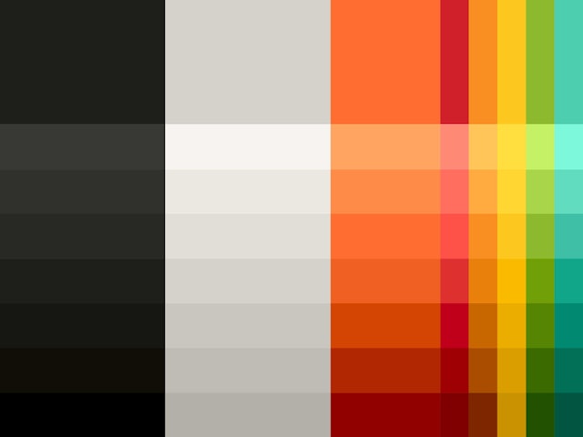 Color palette.