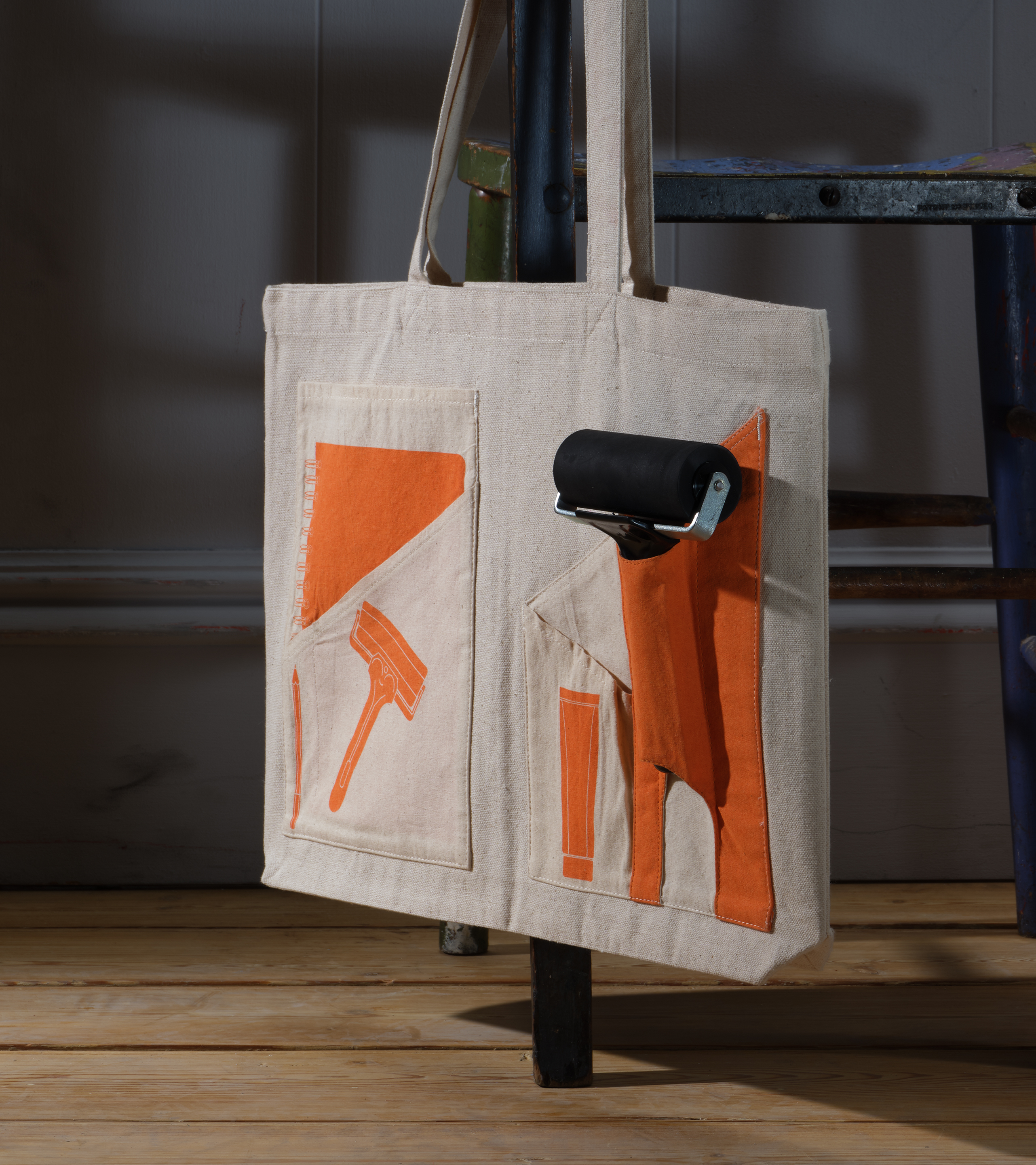 Art canvas tote discount bags