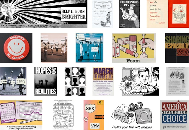 A selection of the archival materials that went into the mural’s design.
