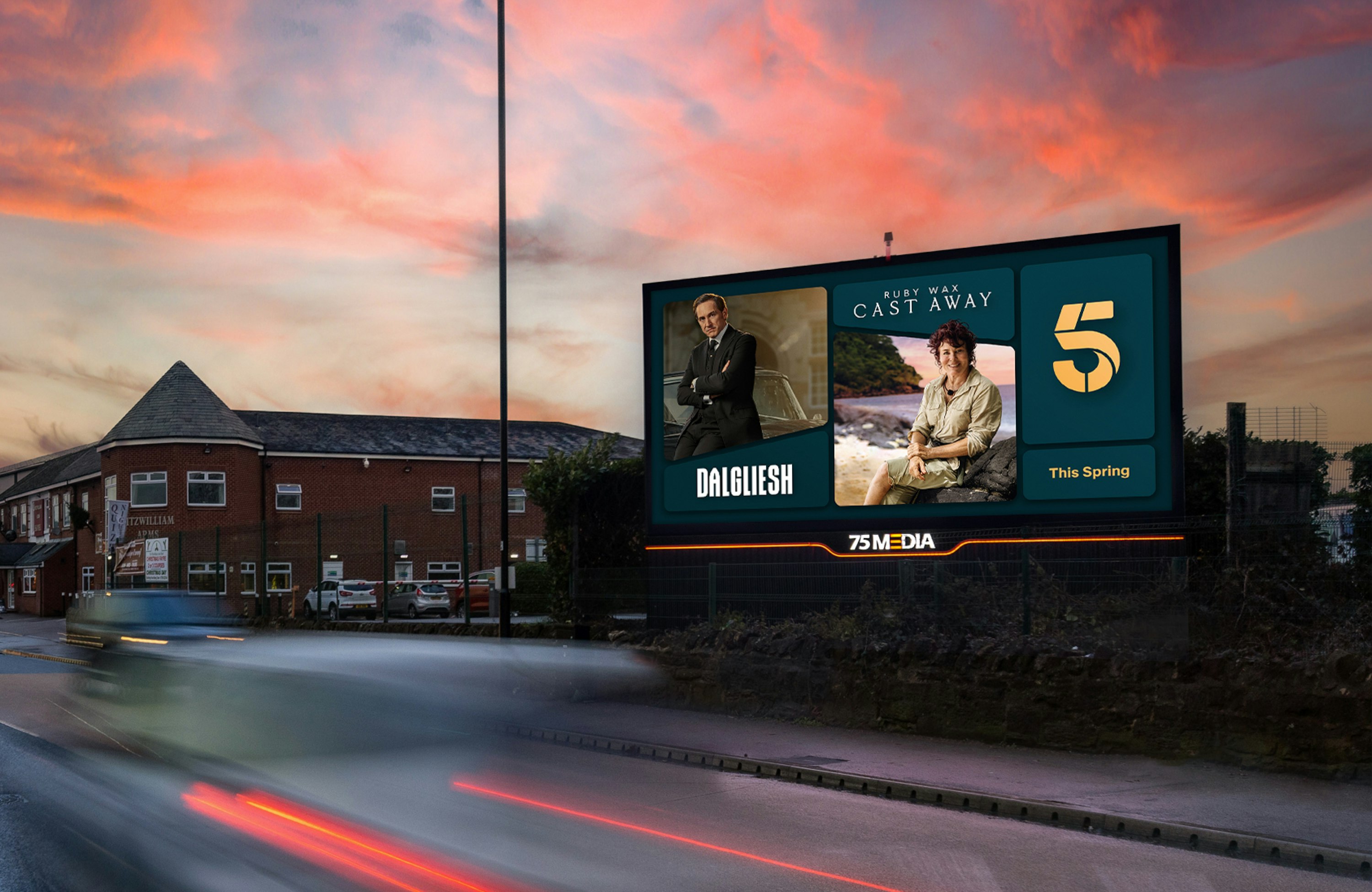 Channel 5 billboard
