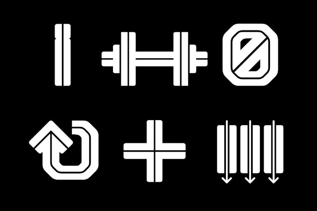 Custom icons.