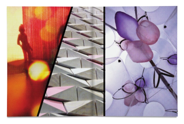 The catalogue endpages feature triptychs of images from winning projects.