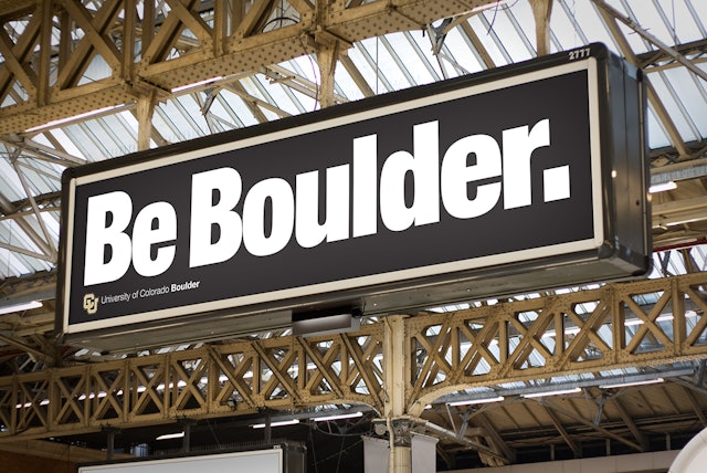 The initiative creates a unique identity for CU-Boulder within the overall branding system.