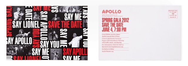 Save the date card.
