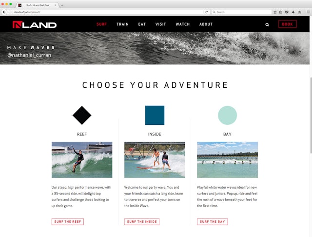NLand’s website compares the new surfing concept to a ski resort.