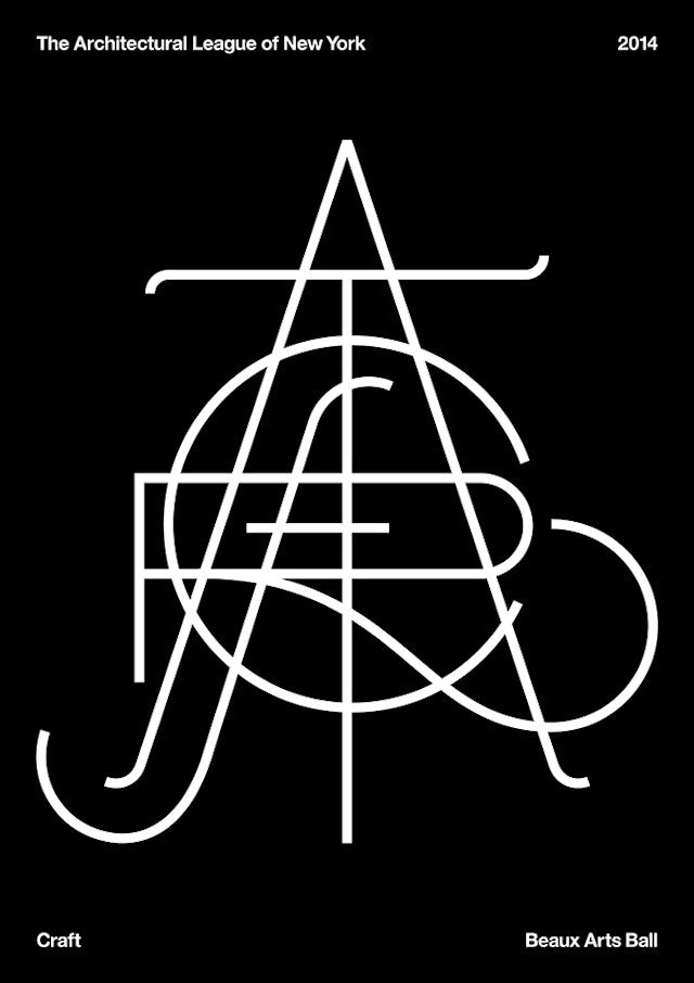 Craft, the 2014 Ball, returned to the incredibly ornate Williamsburgh Savings Bank, with an identity to match.